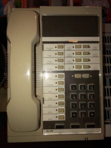 a picture from Andy of a ROLM digital telephone from the mid to late 1980s