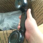 a picture of a Stromberg Carlson handset that is very heavy. Originally posted on themuseumoftelephony.wordpress.com